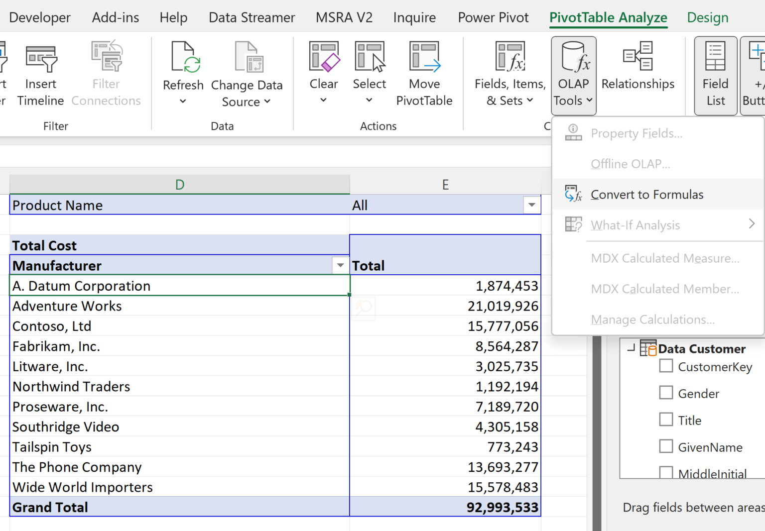 Excel Cube functions explained: Cubevalue, Cubeset, Cubemember ...